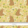 BEARS ON A MEADOW - Waterproof woven fabric