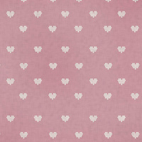 HERZEN / (acid) rosa (NORWEGISCHE MUSTER) - Wasserabweisende Webware