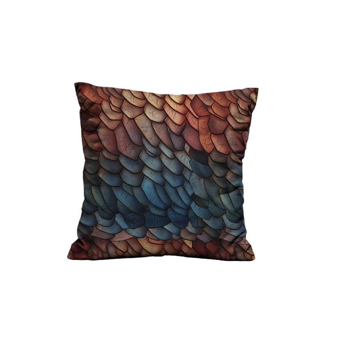 PILLOW 45X45 - LEATHER PATTERN PAT.10 - Panama 220g - sewing set