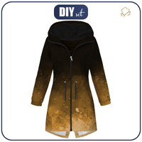 WOMEN'S PARKA (ANNA) - SPECKS (gold) / black - softshell XL