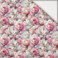 PASTEL FLOWERS WZ. 22 - light brushed knitwear