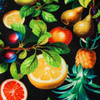 PARADISE FRUITS pat. 1 (PARADISE GARDEN) - Waterproof woven fabric
