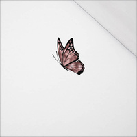 BUTTERFLY pat. 3 (GLITTER BUTTERFLIES) - panel looped knit 50cm x 50cm