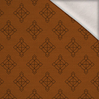GEOMETRIC MINIMAL WZ. 10 - dzianina drapana z elastanem ITY