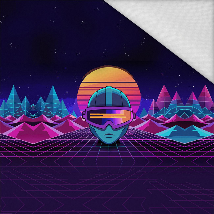 NEON GALAXY WZ.10 - panel (60cm x 50cm) Wasserabweisende Webware