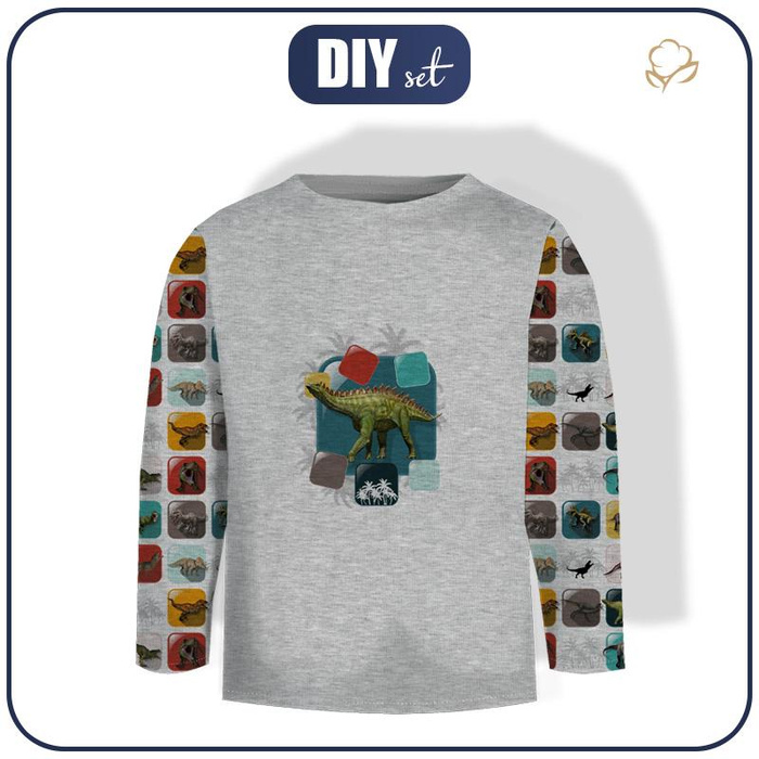 LONGSLEEVE - DLAŽDICE DINO VZ. 6 - single jersey