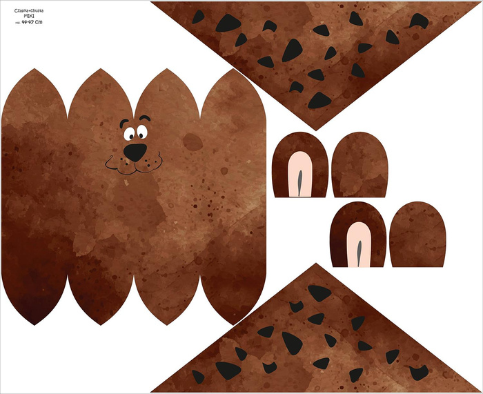 KINDER MÜTZE UND SCHAL (TEDDY) - DETECTIVE 48-50