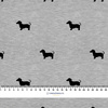 MINIMAL DOGS VZ. 1 - teplákovina počesaná s elastanem ITY