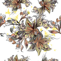 VANILLA BLOSSOM - Cotton woven fabric