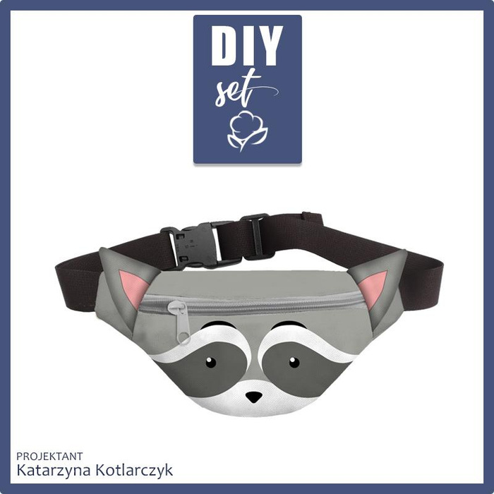 JUNIOR HIP BAG - RACCOON - big