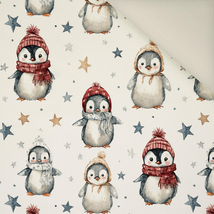 WINTER ANIMALS WZ.4- Welur tapicerski