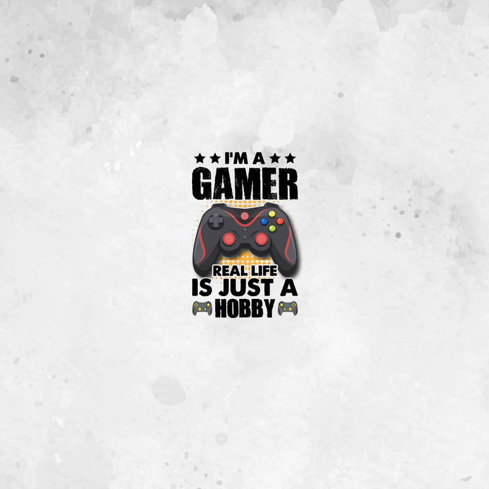 GAMER / bílá - panel (60cm x 50cm) teplákovina počesaná s elastanem ITY
