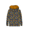 Sweatshirt mit Schalkragen und Fledermausärmel (FURIA) - Bouquet of flowers wz.1 - Nähset