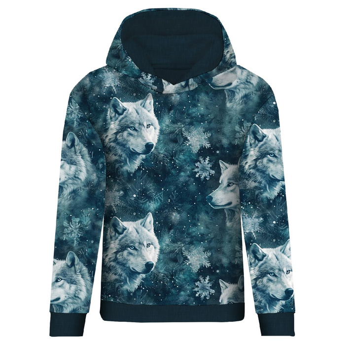 CLASSIC WOMEN’S HOODIE (POLA) - WINTER WOLF WZ. 1 - sewing set XXL