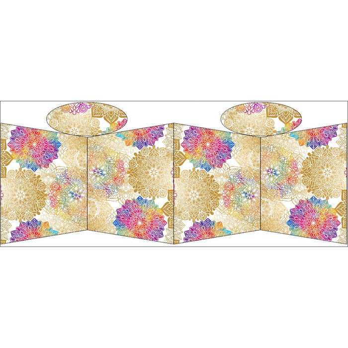 TOTE BAG - MANDALA pat. 3 - sewing set