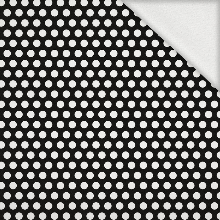 POLKA DOTS WZ. 3 - looped knit fabric with elastane ITY