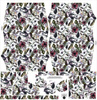 KLEID "CARMEN" - PARADIESBLUMEN - Krepp XL