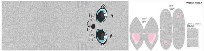 CHILDREN’S GYM BAG - CAT CLARA