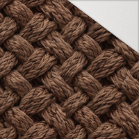 DESIGN - BROWN - Hydrophober angerauter Wintersweat