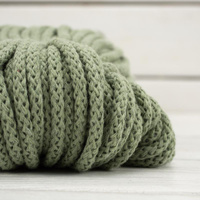 Baumwollkordel - rund, 5mm - modern mint