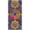PODUSZKA 45X45 - MANDALA WZ. 2 - welur tapicerski - panel przód + tył