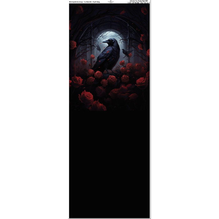 TURNBEUTEL - GOTHIC RAVEN M. 2 - groß