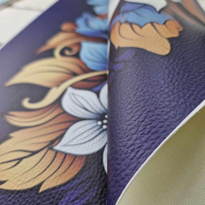 BOUQUET OF FLOWERS WZ.2 (46 cm x 50 cm) - thick pressed leatherette