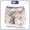 Damskie spodenki kąpielowe - RETRO FLOWERS WZ. 2 S