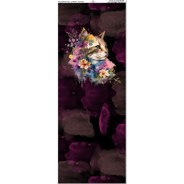 BATOH-PYTEL - WATERCOLOR CAT VZ. 2