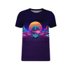 NEON GALAXY WZ.10 -  PANEL (60cm x 50cm) looped knit fabric with elastane ITY
