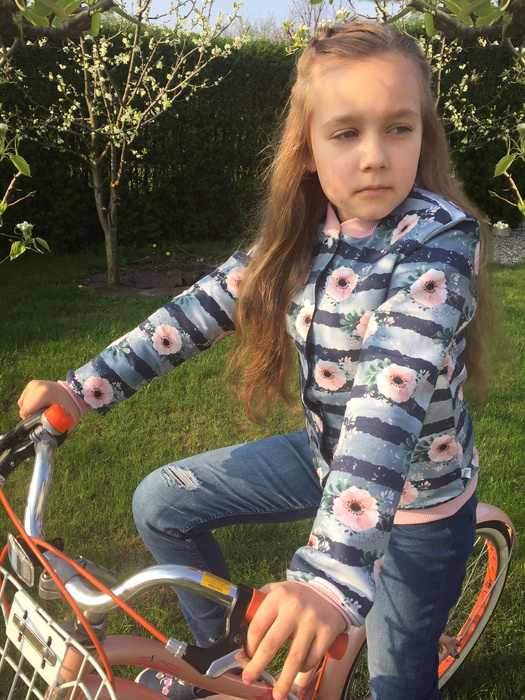 CEDRIC'S GARDEN / dark blue - Viscose jersey WE210