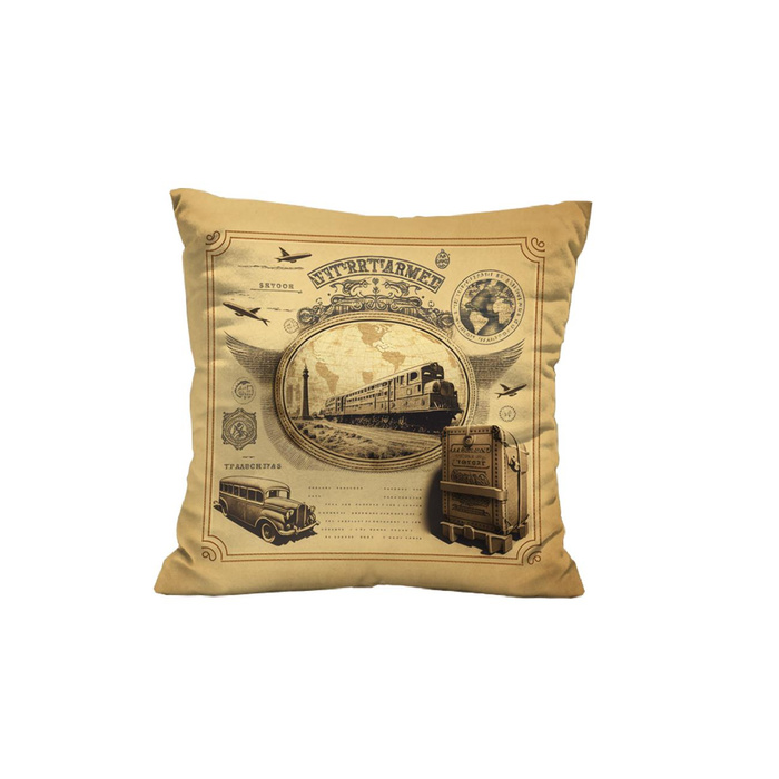 KISSEN 45x45 - TRAVEL TIME M. 9 - Nähset