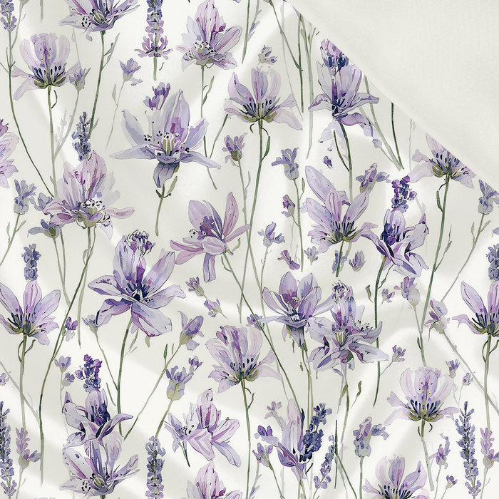 PASTEL FLOWERS WZ. 33 - Satin