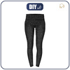 THERMO LEGGINSY DAMSKIE (GRETA) - ETNO / kontur - zestaw do uszycia M
