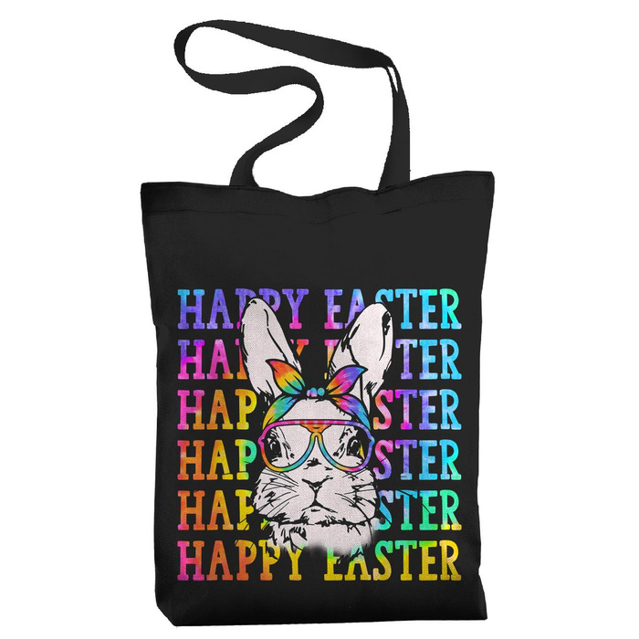 SHOPPER TASCHE - HAPPY EASTER / neon - Wasserabweisende Webware - Nähset