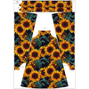 KLEID "DALIA" MAXI (L-XL) - GEMALTE SONNENBLUMEN M. 1 - Nähset
