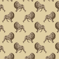 LÖWEN (SAFARI) - Baumwoll Webware
