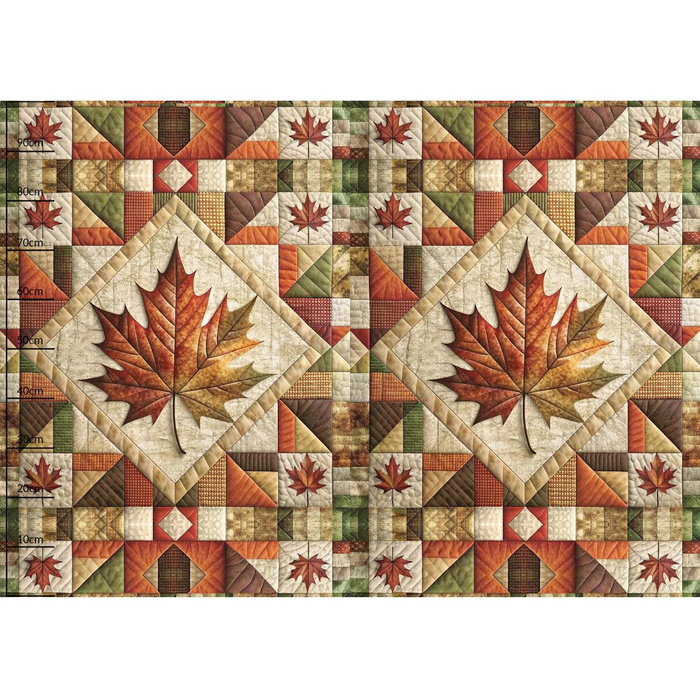 BATIK WZ. 1 - panel 71cm x 100cm/ 2szt. - Wasserabweisende Webware