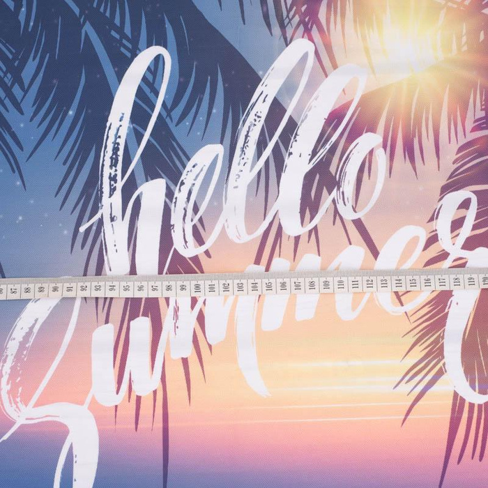 HELLO SUMMER - panel Waterproof woven fabric