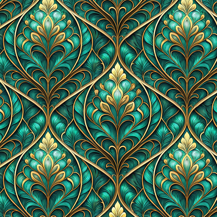 Stained Garden wz. 5 - lycra 300g