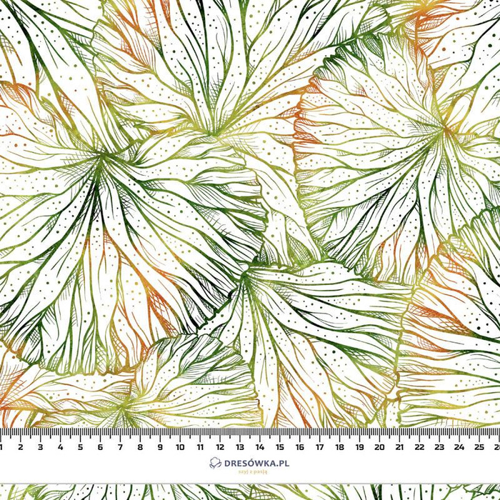 LIŚCIE LILII WODNYCH - Slub Weave