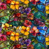 STAINED GLASS WZ. 20 - Baumwoll Webware