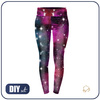 SPORTS LEGGINGS - WATERCOLOR GALAXY PAT. 6 - XXL