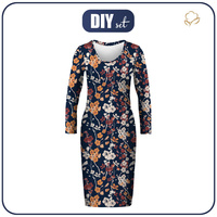 PENCIL DRESS (ALISA) - JAPANESE GARDEN pat. 2 (JAPAN) - sewing set