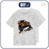T-SHIRT DZIECIĘCY - JEEP / LASTRYKO - single jersey (116/122)