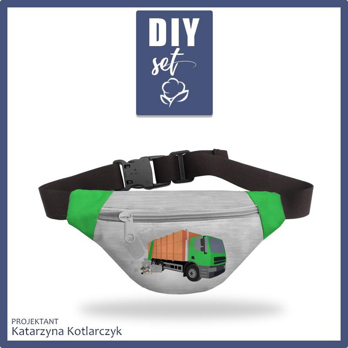 JUNIOR HIP BAG - GARBAGE TRUCK - small