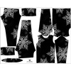 THERMO KOMPLET DZIEWCZĘCY (NANCY) - CHALKY SNOWFLAKE - zestaw do uszycia 116