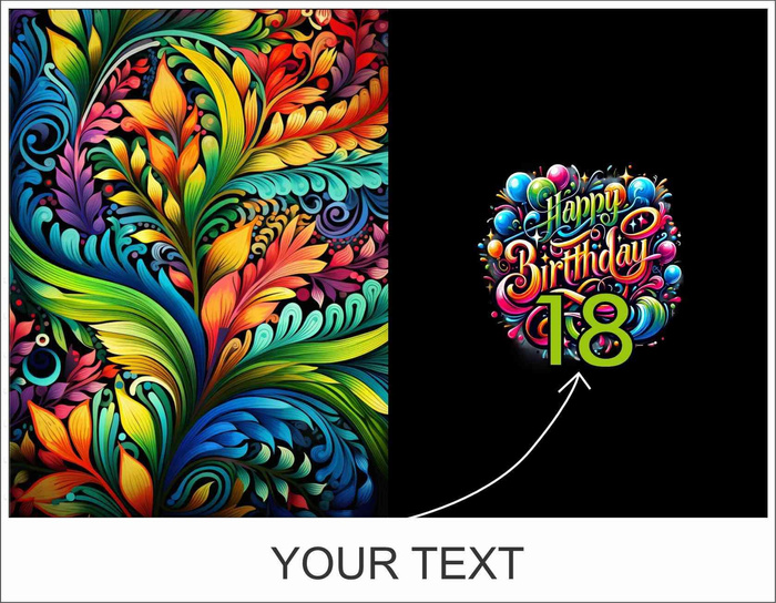 THE BOTTLE COVER - Happy Birthday wz. 2 - DIY set