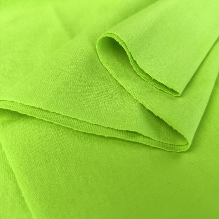 Single Jersey mit Elasthan 210g - NEON GRÜN