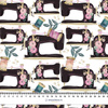 RETRO SEWING MACHINES pat. 2 - Waterproof woven fabric